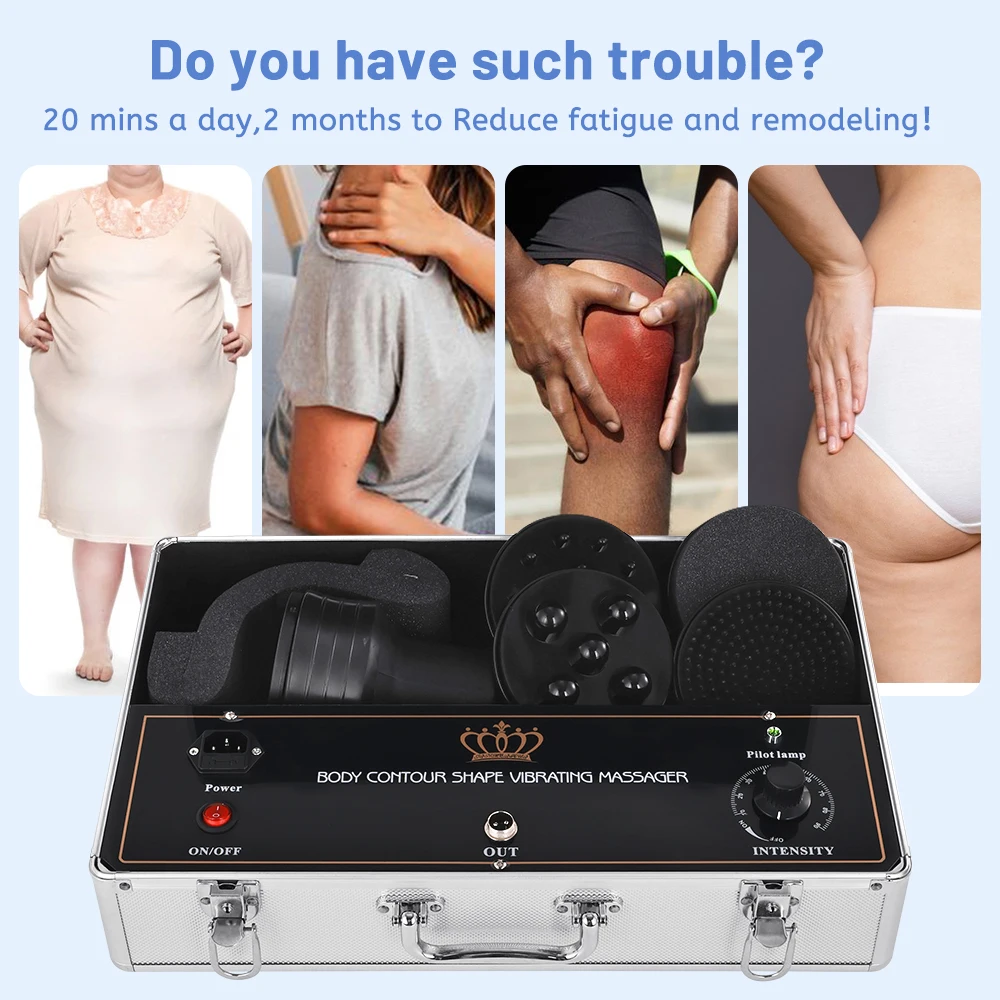 Portable 5 IN 1 G5 Vibration Cellulite Massager G5 Body Slimming Machine Weight Loss Fat Reduce Skin Tighten Muscle Relaxing