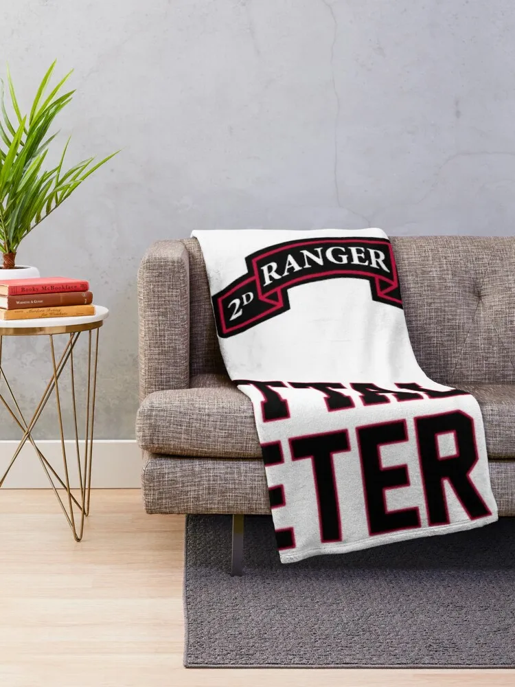 75th Ranger Regiment 2nd Battalion Veteran Father's Day Throw Blanket for babies Designers heavy to sleep Hair Blankets