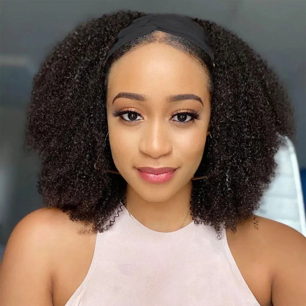 غريب مجعد عقال شعر مستعار خصلات الشعر المستعار الإنسان للنساء كامل آلة صنع شعر مستعار هالوين شعر مستعار