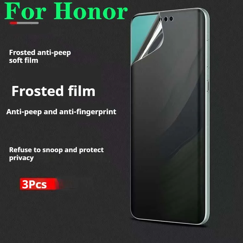 

Honor200Pro Privacy Screen Protector For Honor 100 Pro Honor70 60Pro Matte Hydrogel Film Honor90 80Pro Honor50 Soft Antipeeping