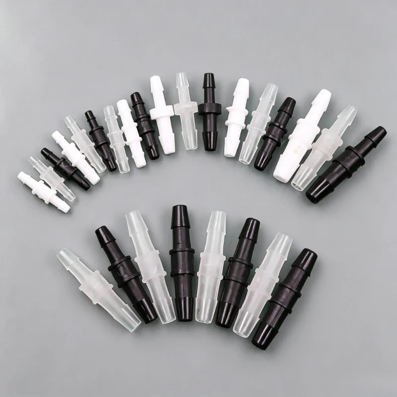 Two-Way Straight Ink Tube Connector for Multiple Brands UV & Photo Inkjet Printer Bulk Ink Supply Pipeline Fitting Spare Parts
