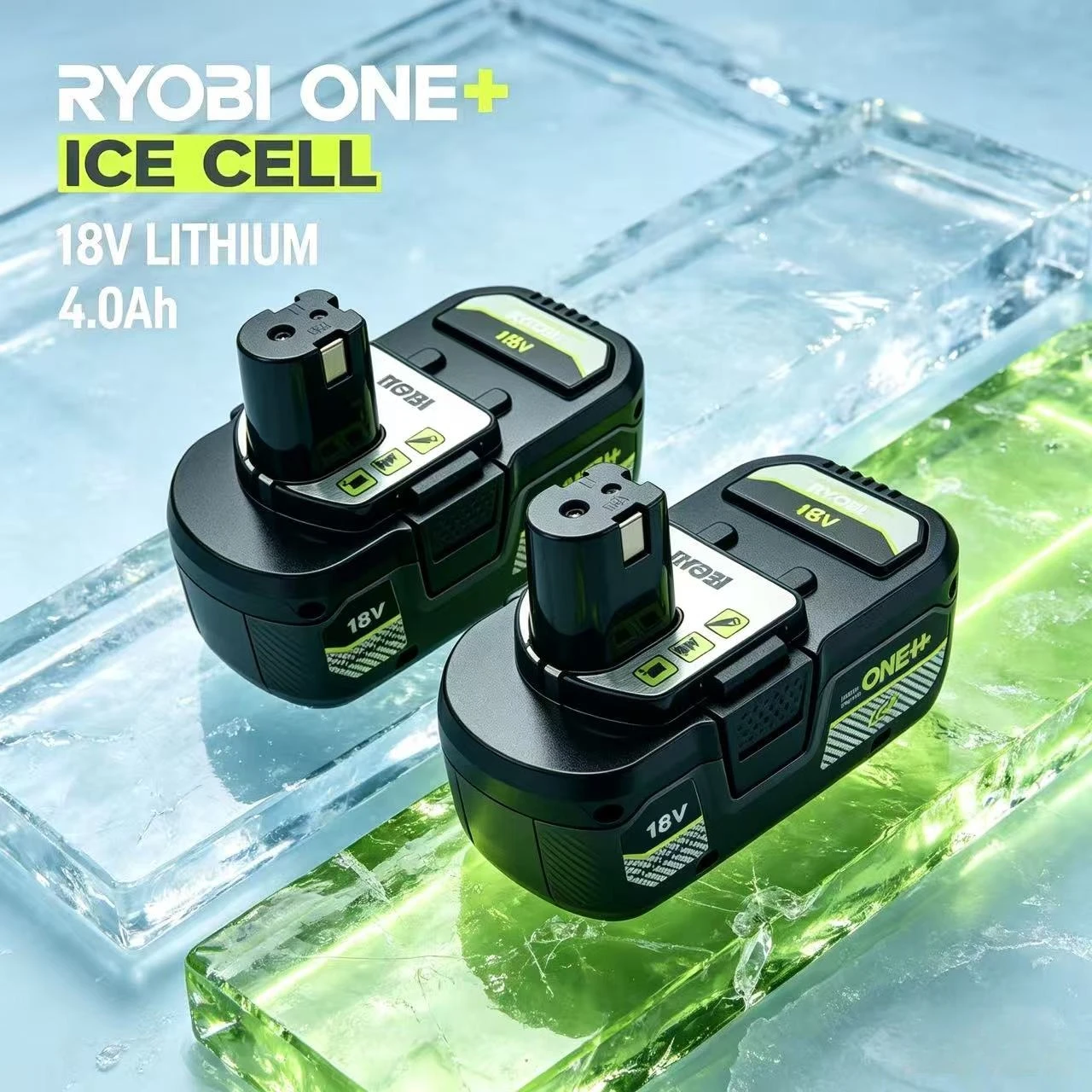 100% Genuine RYOBI One+ 18V 4.0Ah 6.0Ah 8.0Ah Lithium battery P108 RB18L60 RB18L80 Anti-shock Replacement For Cordless Shears