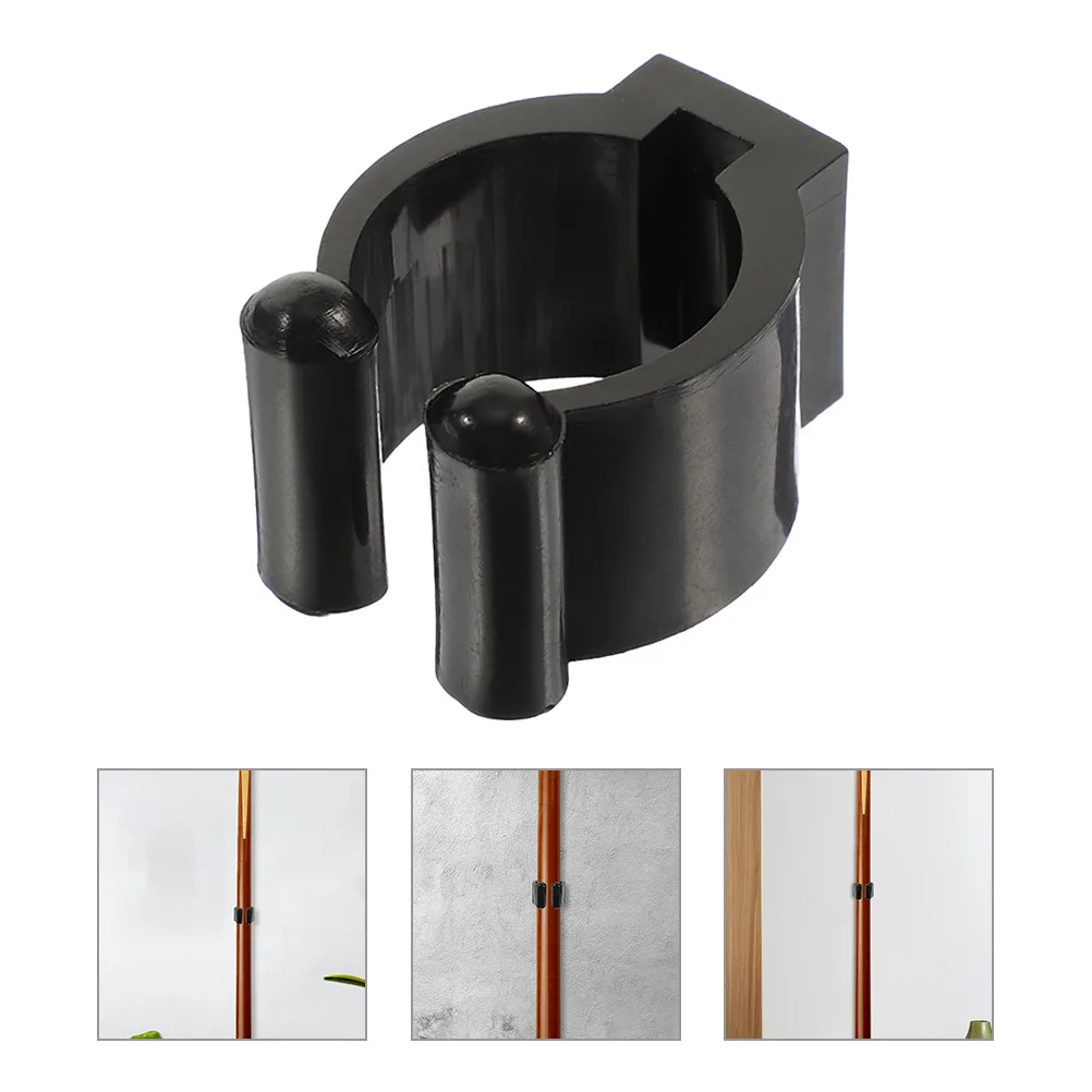 

8Pcs Billiard Cue Rack Wall Mounted Holder for Pool Cues Fishing Rods Solid Build Simple Style Scratch Resistant Surface