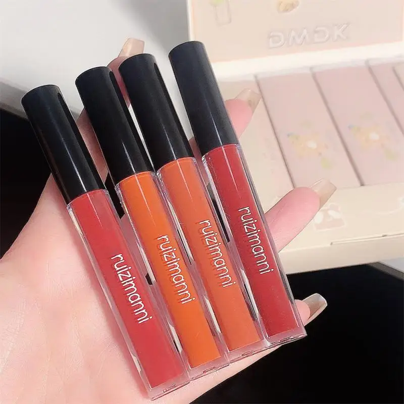 Velvet Lip Gloss Light Texture Lasting Lipstick Does Not Fade Without Makeup Lip Gloss No Makeup Lipstick Non-fading Lip Glaze