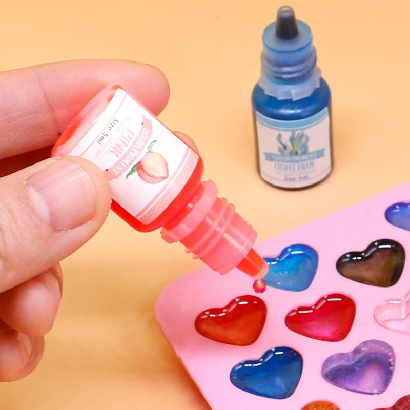 

Высококонцентрированный краситель второго поколения, кристалл AB, смола, пигмент, ручная работа, материал «сделай сам», 24 цвета, 5 мл, набор, краситель для свечей