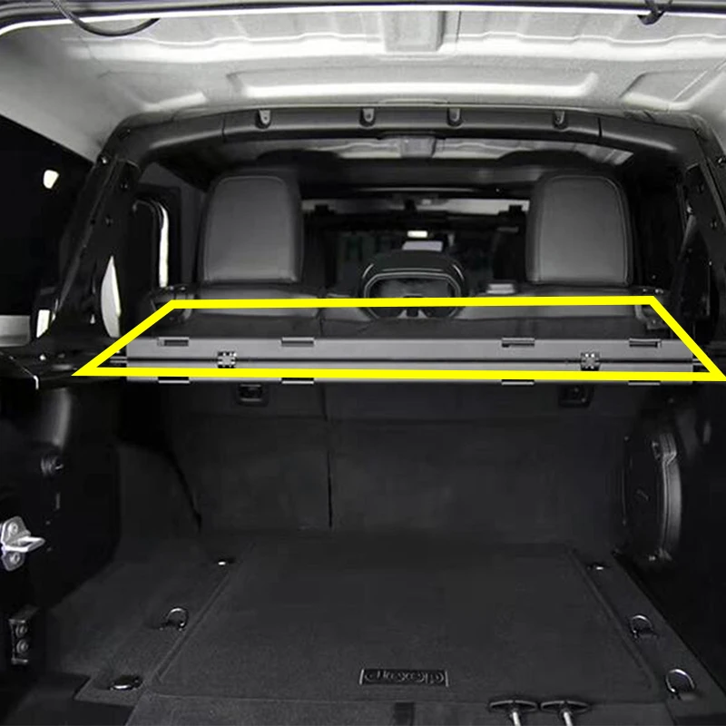 

Lantsun JL1167 Tallgate Table Aluminum Alloy Rear Foldable Cargo Shelf Storage Shelf for Jeep for Wrangler JL2018+