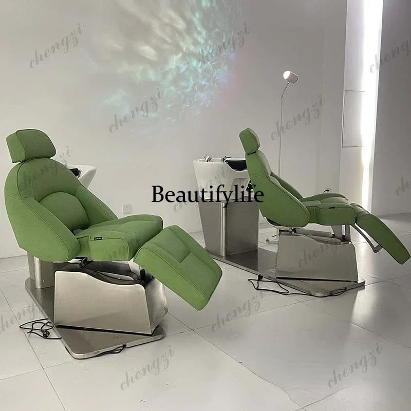 Y136 Electric Hairdresser Chair Shampoo Intelligent Simple Beauty Salon Chair Hair Washing Hairsalon Furniture