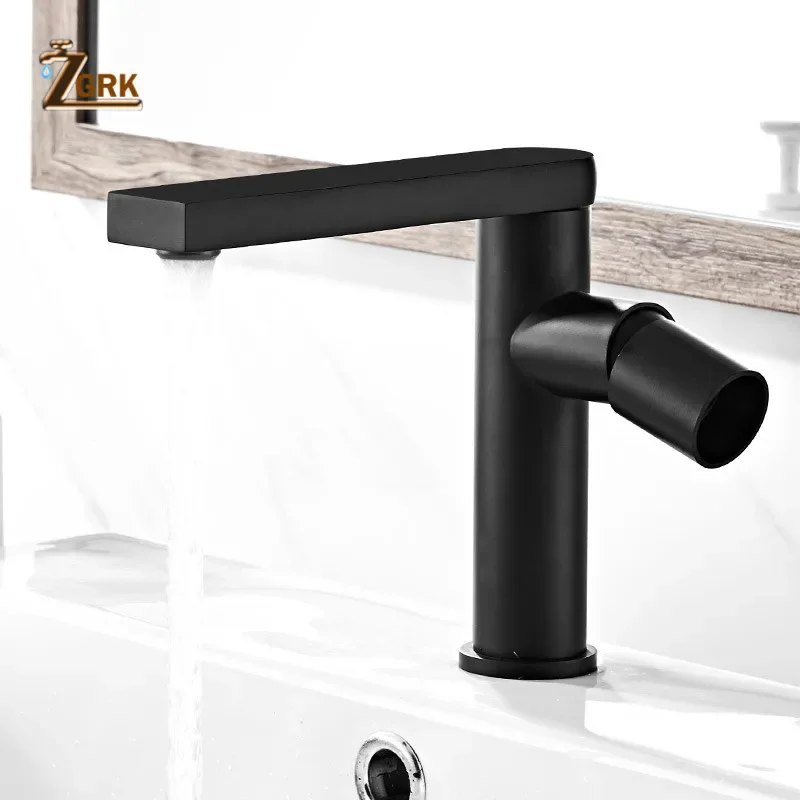 

Matte Black Basin Faucet Rotatable Modern Washbasin Crane Bathroom torneira Cold Hot Water Mixer Tap