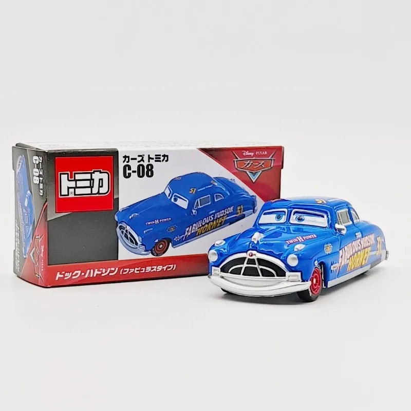 TAKARA TOMY Disney Cars C-08 Hudson Hornet Модель игрушечного автомобиля из сплава для коллекции мальчиков