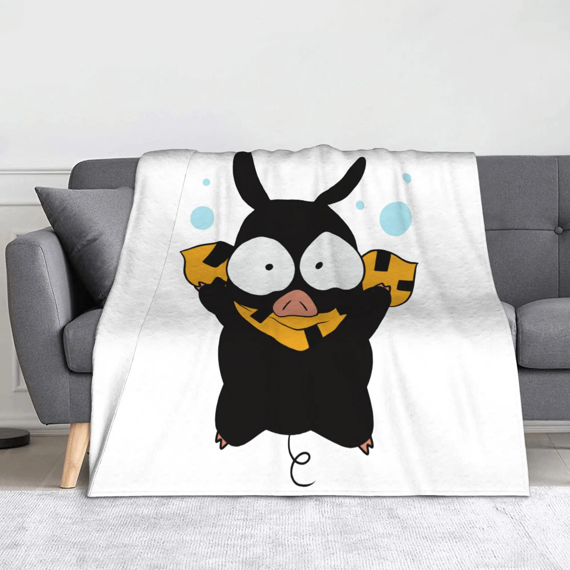 P-Chan Ryoga Hibiki Ranma 1/2 Blankets Flannel Spring/Autumn  Multi-function Soft Throw Blankets for Home Car Quilt