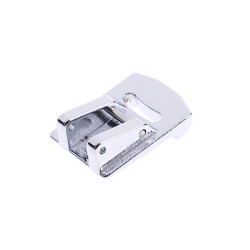 1*Household Electric Sewing Machine Presser Foot Stainless Steel Sliver Rolled Hem Curling Sewing Ruffling Accessory Replacement