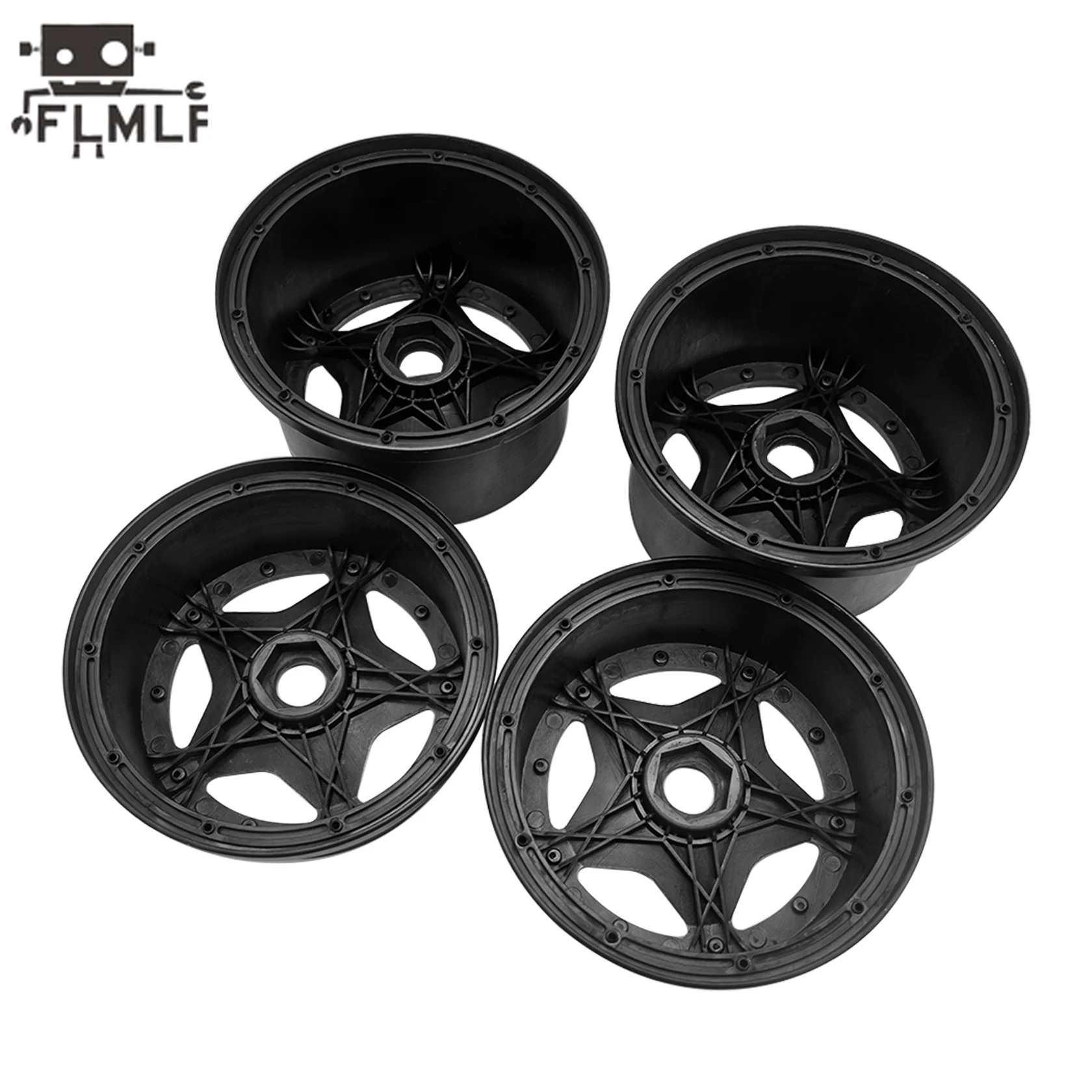 Rc Car Plastic Five Star Front or Rear Wheel Hub Kit for 1/5 HPI ROFUN BAHA ROVAN KM BAJA 5B SS Truck Parts