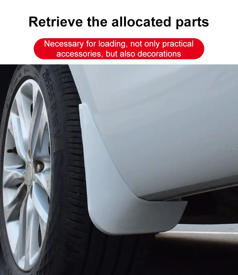 سيارة الخبز الطلاء درابزين ل AITO M5 2022 2023 2024 السيارات الجبهة الخلفية الطين اللوحات الطين الطين سبلاش اللوحات أدوات السيارات اكسسوارات #3