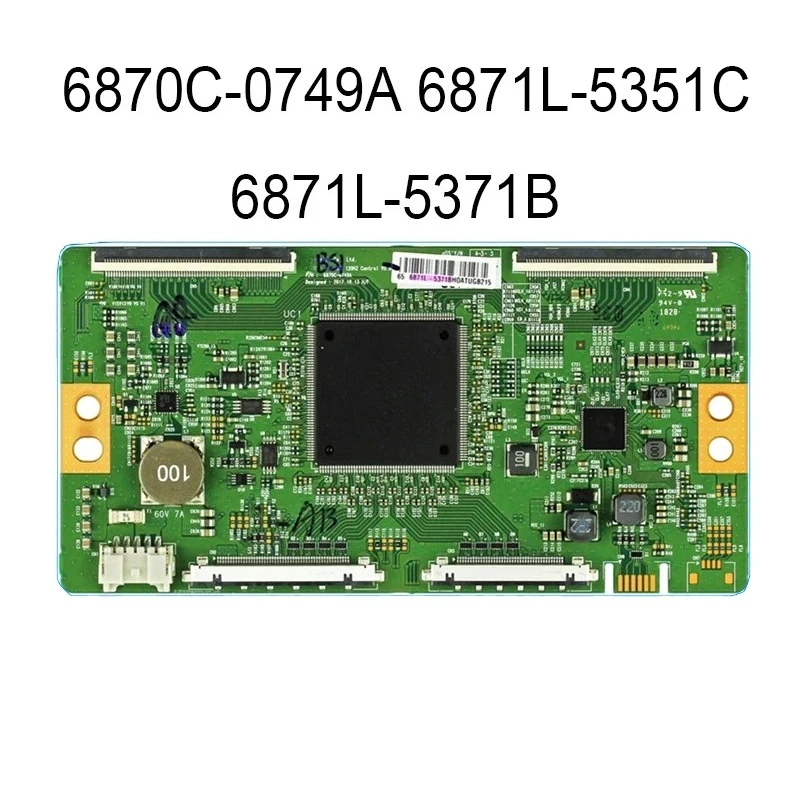 

Original T-con Board 6870C-0749A 6871L-5351C 6871L-5371B Logic Board is for KDL-55XG8577 XBR-65X800H XBR-65X850G XBR-55X850G TV