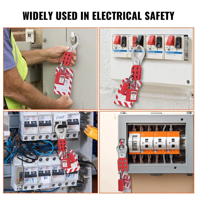 

A51M-Electrical Lockout Tagout Kit, 26 PCS Safety Loto Kit For Industrial, Electric Power, Machinery