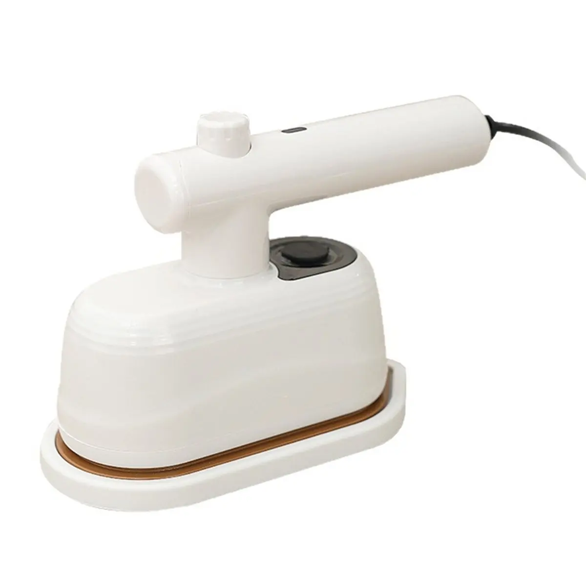 [HIHI] 2 in 1 Travel Iron Mini with Steam, 180° Rotatable Handle, Fast Heating, Large Panel, All-Fabric Wrinkle Removal US Plug