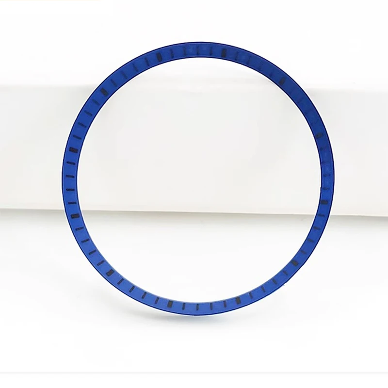 30,5 mm ​ Anillo de capítulo de plástico para Seiko SKX007 SKX009 SPRD, caja de reloj NH35, anillo interior modificado, piezas de reloj circular de sombra interior