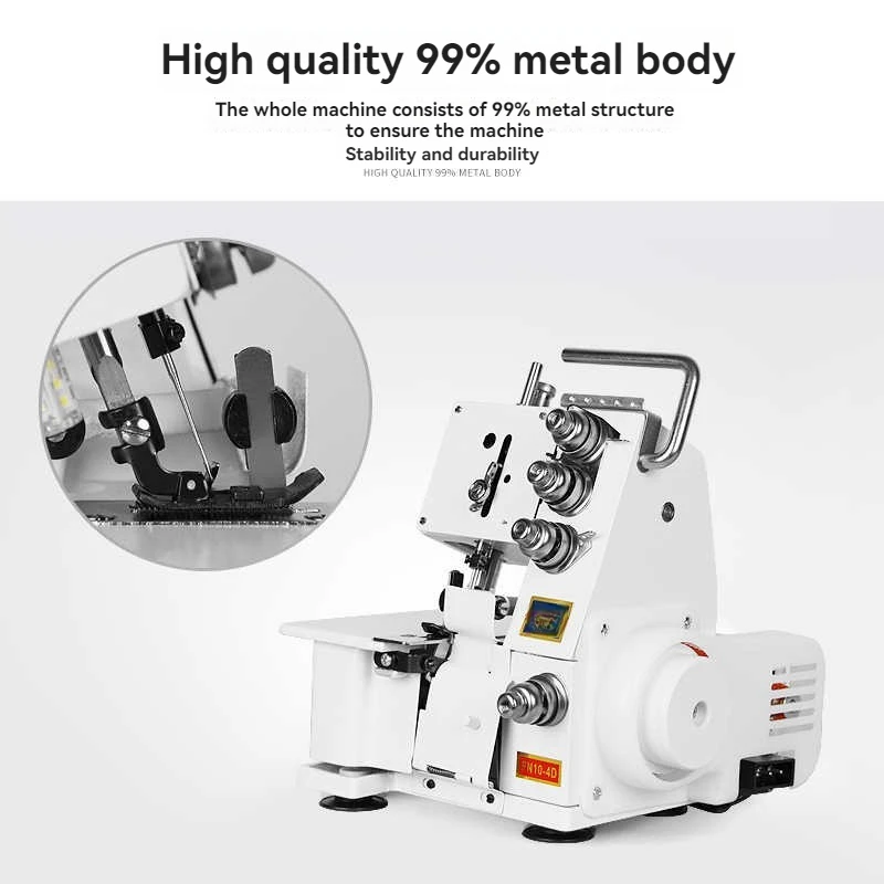 

Old Style Lockstitch Machine Household Four Line Flat Sewing Machine Electric Overlock Sewing Machine Edge Cutting And Edging Ar