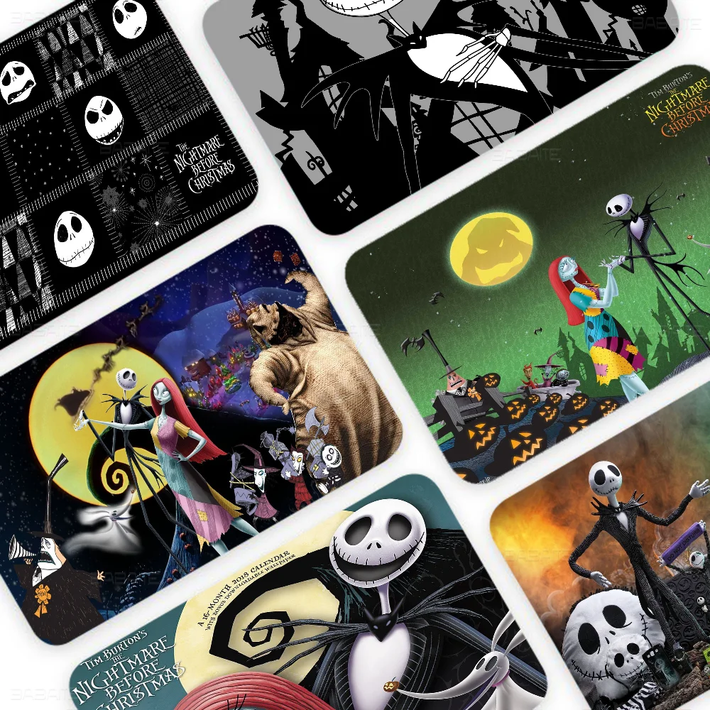 Amine The Nightmare Before Christmas Credit Card Skin Stickers For VISA Bank Bus Metro Access Card Protective Film Sticker Decal