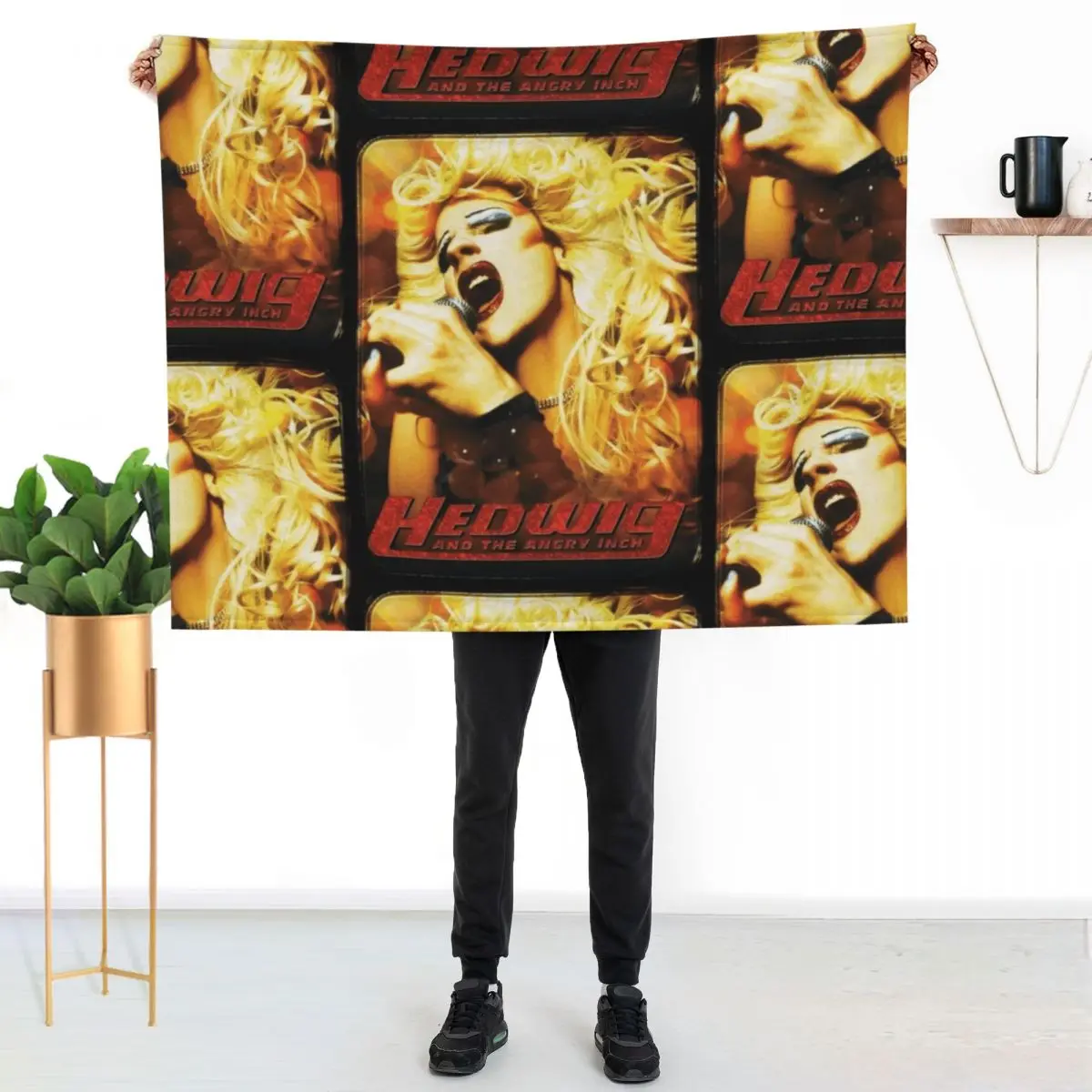 Hedwig And The Angry Inch Throw Blanket couch cozy soft plush fuzzy picnic outdoor blanket