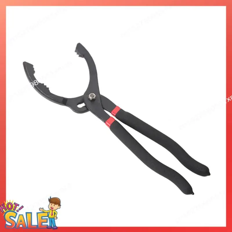 

ABCL 12-Inch Oil Filter Wrench Disassembly Clamp Filter Oil Grid Auto Repair Wrench Maintenance Tool Durable Black