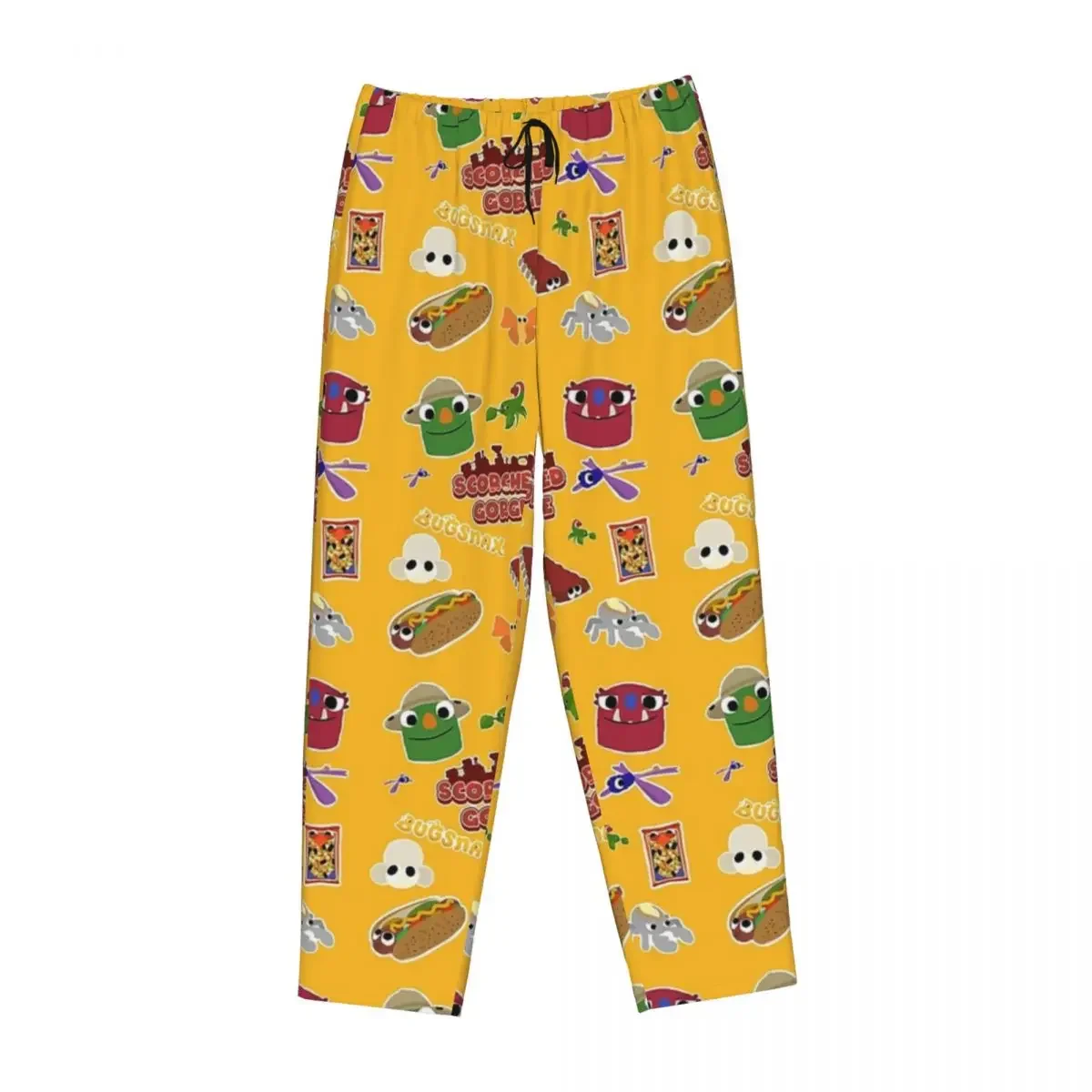 

Custom Bugsnax Fan Art Scorched Gorge Women Pajama Pants Lounge Sleep Sleepwear Bottoms with Pockets