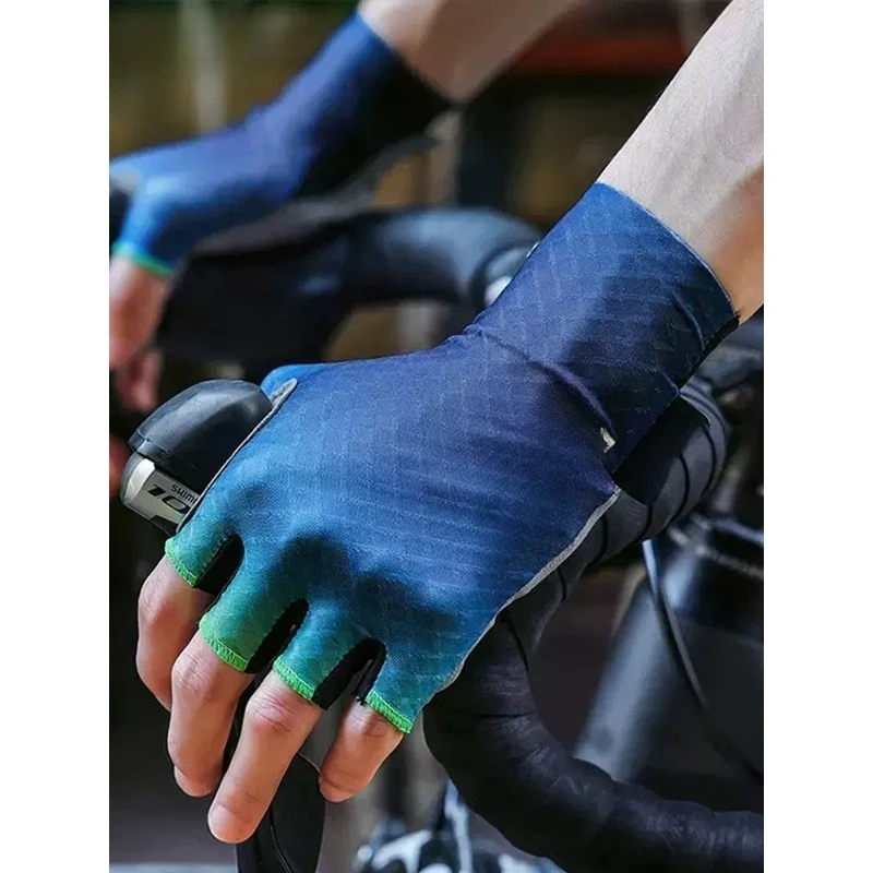 

Рыбалка Бег Дорожный велосипед Велосипедные перчатки Амортизирующие полупальцы с короткими пальцами Мужчины и женщины Профессиональное велосипедное оборудование