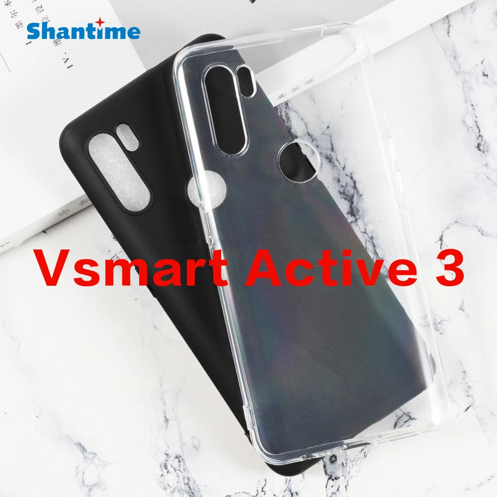 Case for Vsmart Active 3 TPU Shockproof Rubber Cover Protective Bumper Flexible Shell for Vsmart Active 3