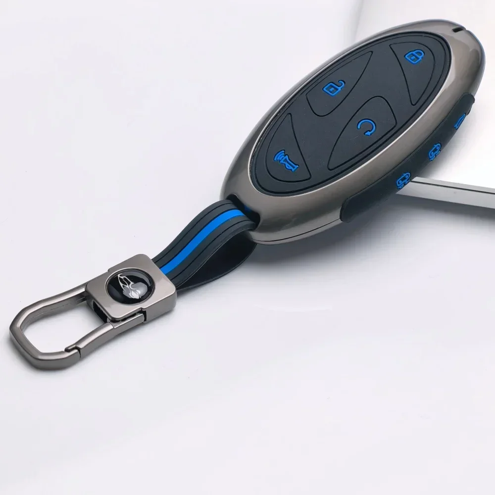 Zinklegierung Silikon Autoschlüsselhülle für Hyundai Kona EV N-Line Tucson 2025 Grandeur GN7 IONIQ 6 Santa Fe MX5 Garden Gl Schlüsselschutz – Detail 5