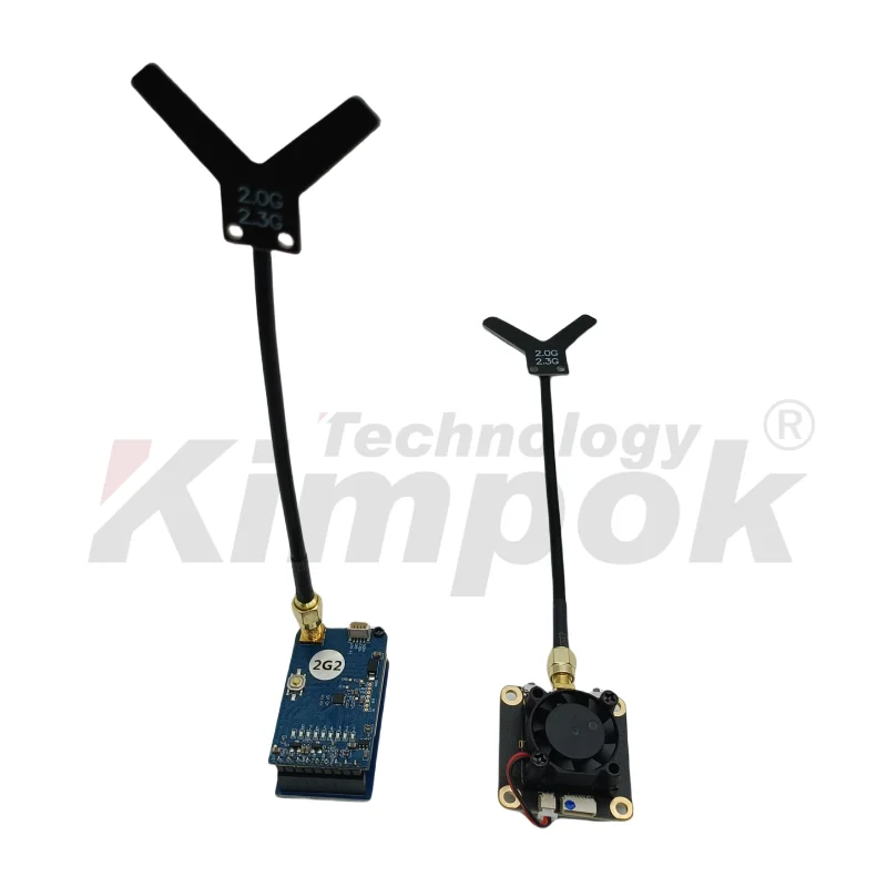 2.2G 4.5W VTX VRX 8CH 2.2Ghz 비디오 송신기 및 수신기 모듈 FPV 고글 Fatshark용 PAL / NTSC