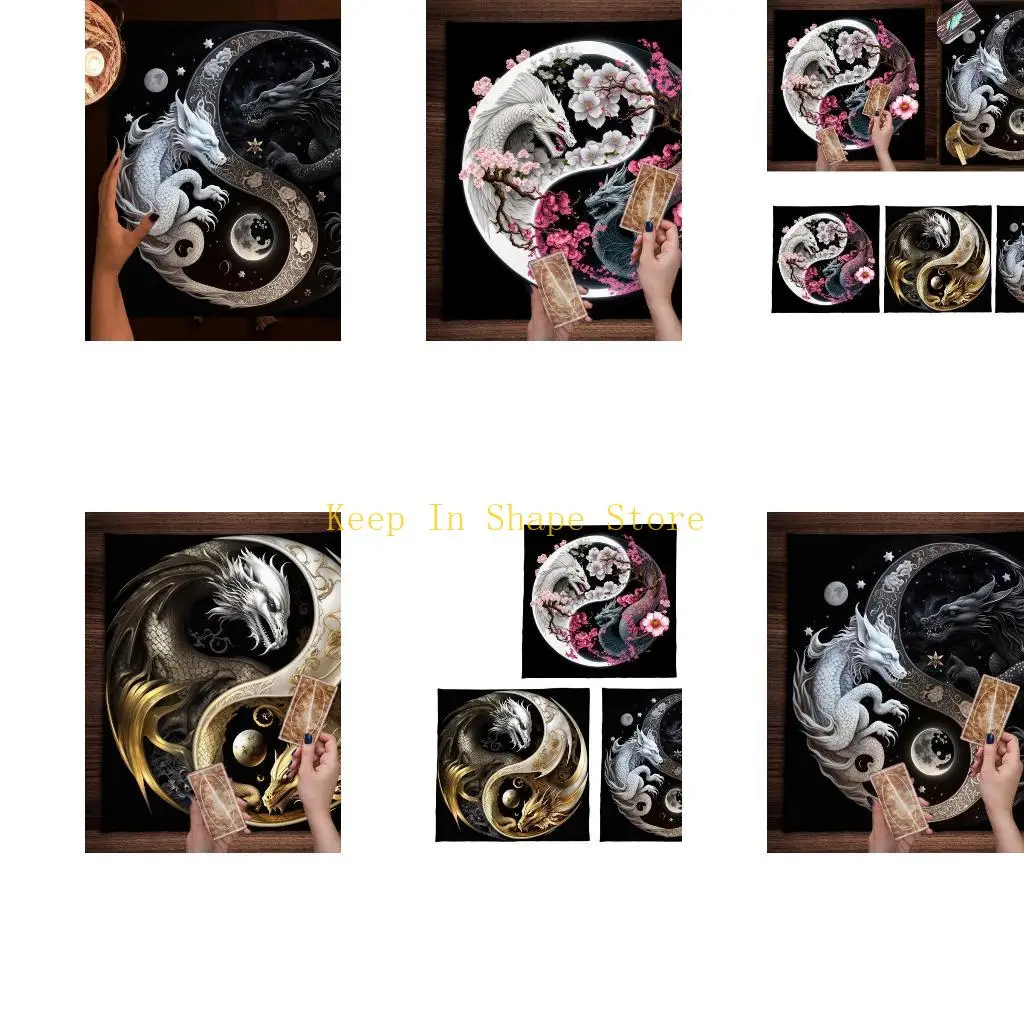 

U1JC астрология тазотология столовая алтарь ткань метафизическая доска коврик маятник дичья Алтаря табличка настольных карт карт