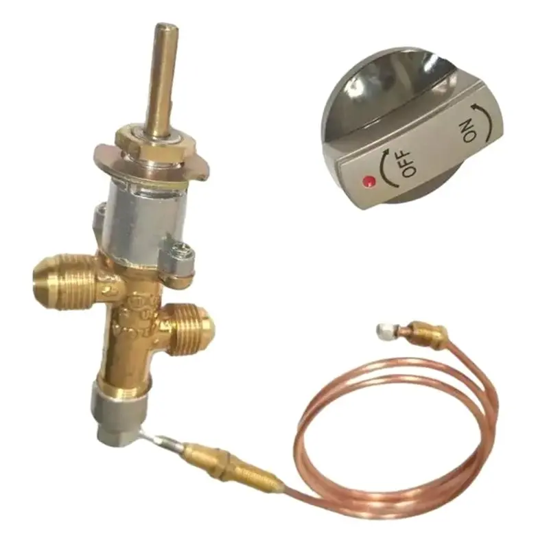 

Газовый адаптер-регулятор LLCS для пропановых газовых баллонов, шланг 60 см, термопара, гибкий, низкое рабочее давление, простая сборка