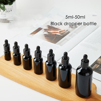 10pcs/lot 5ml 10ml 15ml 30ml 50ml Glass Dropper Bottle Empty Perfume Bottle Essential Oil Container For Aromatherapy Travel Vial