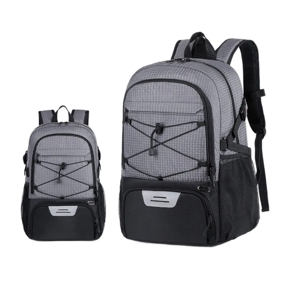 

Large Capacity Basketball Backpack Shoes Compartment Separate Ball Holder Soccer Ball Backpack Breathable Waterproof Sports Bag