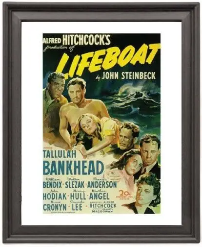 

Framed Poster Lifeboat Poster Photo Paper Print Picture Frame 16x12 inch