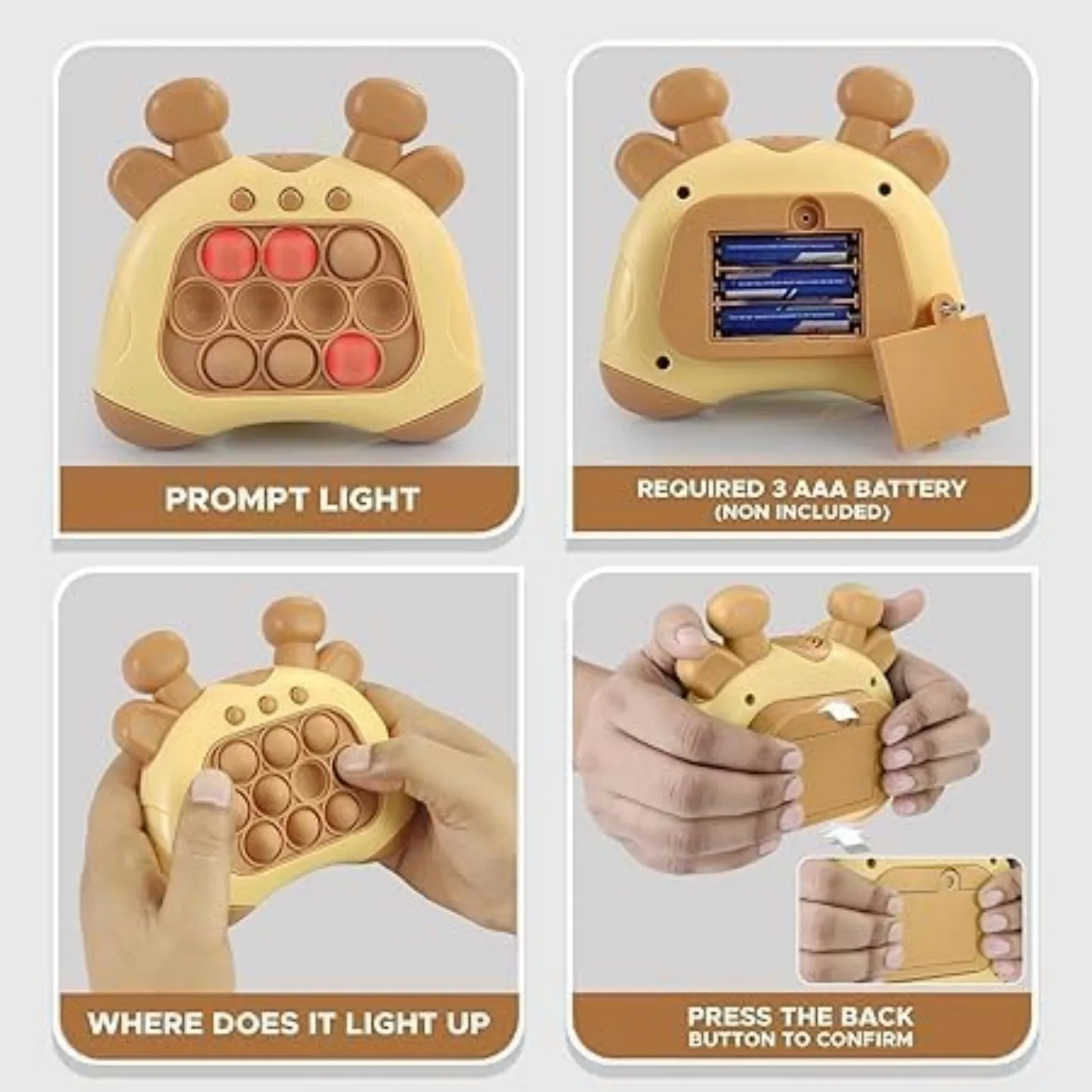 害虫駆除の先駆者 もぐらたたきゲーム機 子供のおもちゃ もぐらたたきゲーム機 クイックプッシュチャレンジパズルおもちゃ