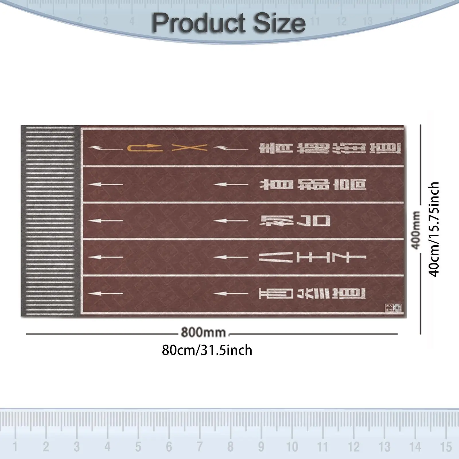 

1/64 Car Parking Lot Mat, 80cmx40cm Background Playmat for Collectors and Hobbyists, Mouse Pad, Display Scene Mini Car Garage