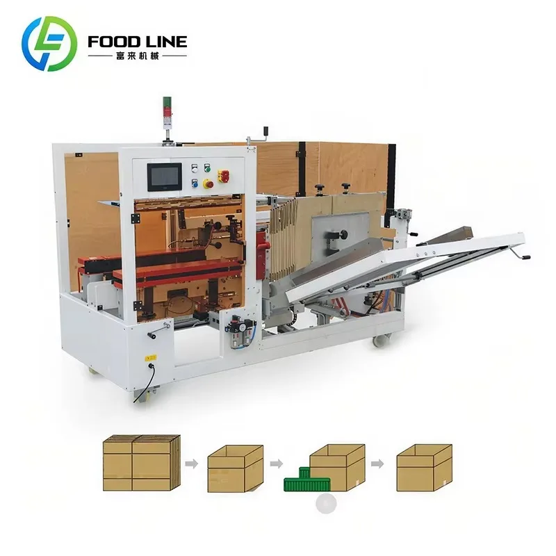 Carton Box Sealing Machine Automatic Case Sealer for Food Beverage and Industrial Packaging
