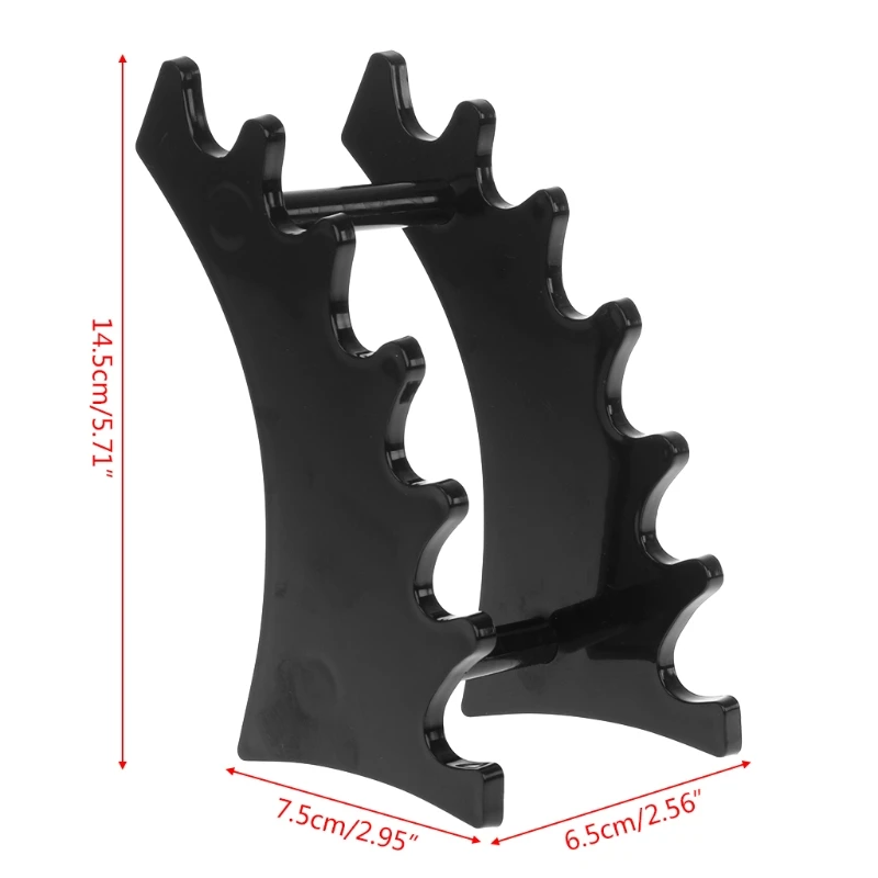 Make-upborstel Oogschaduw Potlood Pen Display Stand 6 Kamers Rack Houder Drop Shipping