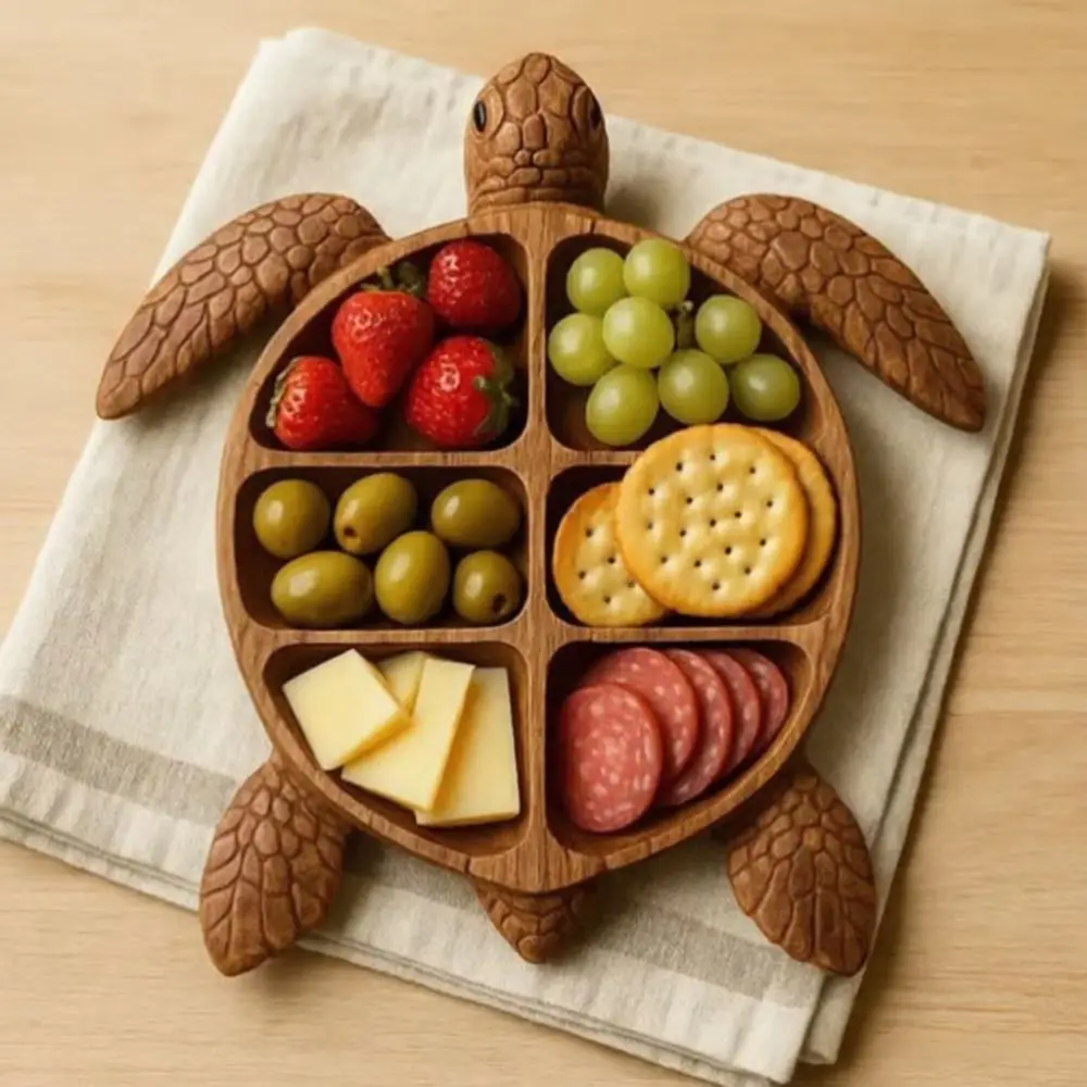 Creative Wooden Snack Platter Dog Shaped Charcuterie Board Food Serving Tray Unique Kitchenware For Party Table Decor