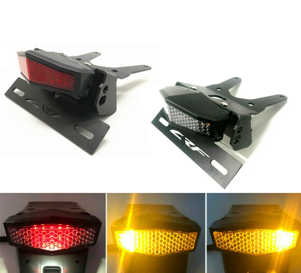 Acessórios da motocicleta titular da placa de licença quadro capa cauda arrumado sinal volta fender eliminador para honda crf 250l crf250l 12-21