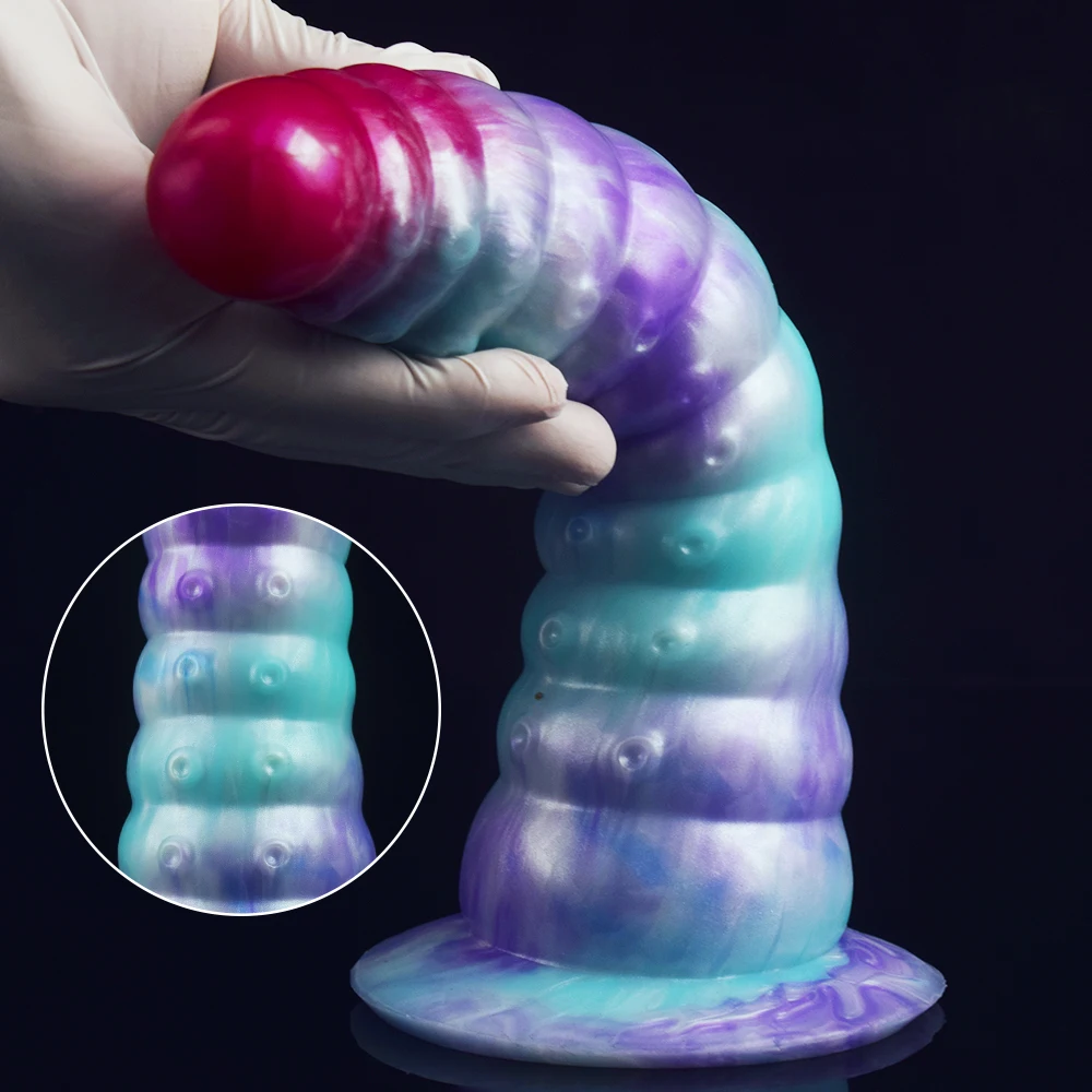 Godemichet anal en silicone souple avec ventouse pour couple, pénis en forme de pilier, jouets sexuels anaux, anus, UNIS isseur vaginal, YESLavracite