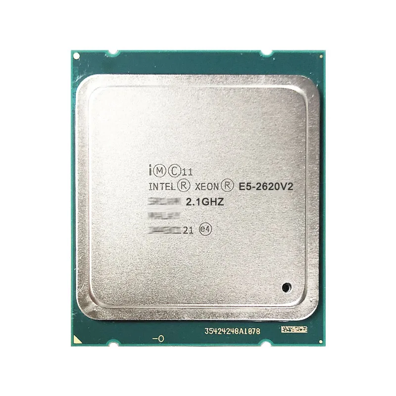 معالج Intel Xeon 2620V2 E5 2620 V2 مستعمل 6-Core 2.1 جيجا هرتز 80 وات LGA 2011