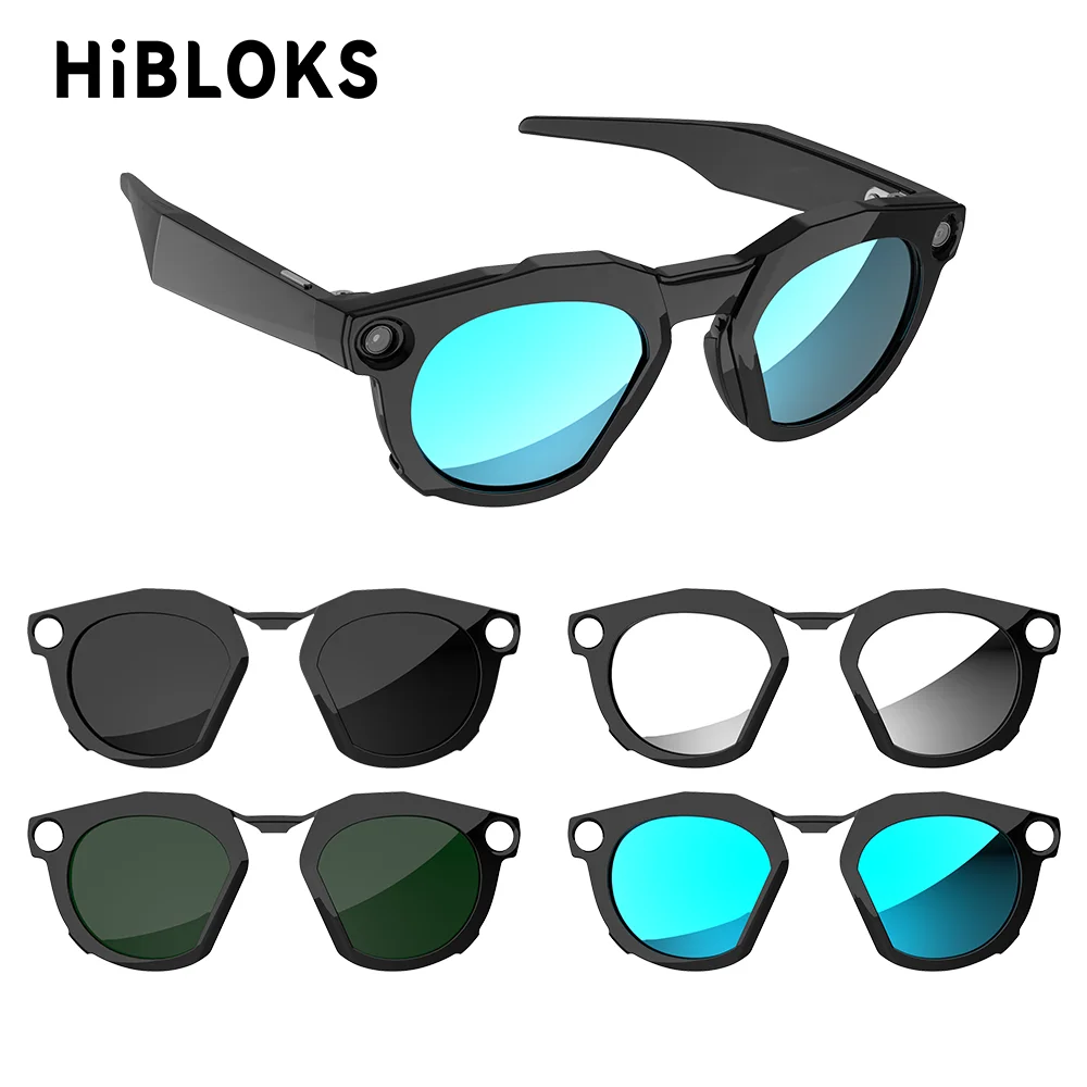 HiBloks Polarized Clip for Oakley Meta HSTN Smart Glasses Accessories Changing Clip UV 400 Sunglasses Lenses Anti-Glare