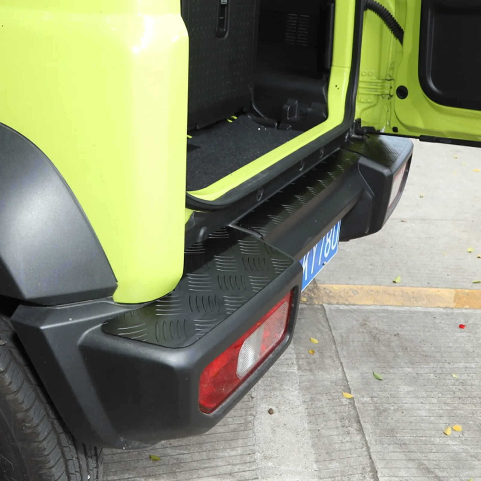 Artudatech Black Alloy Rear Bumper Protector Guard Panel Trim For Suzuki Jimny 2019 2020 2021 2022 2023