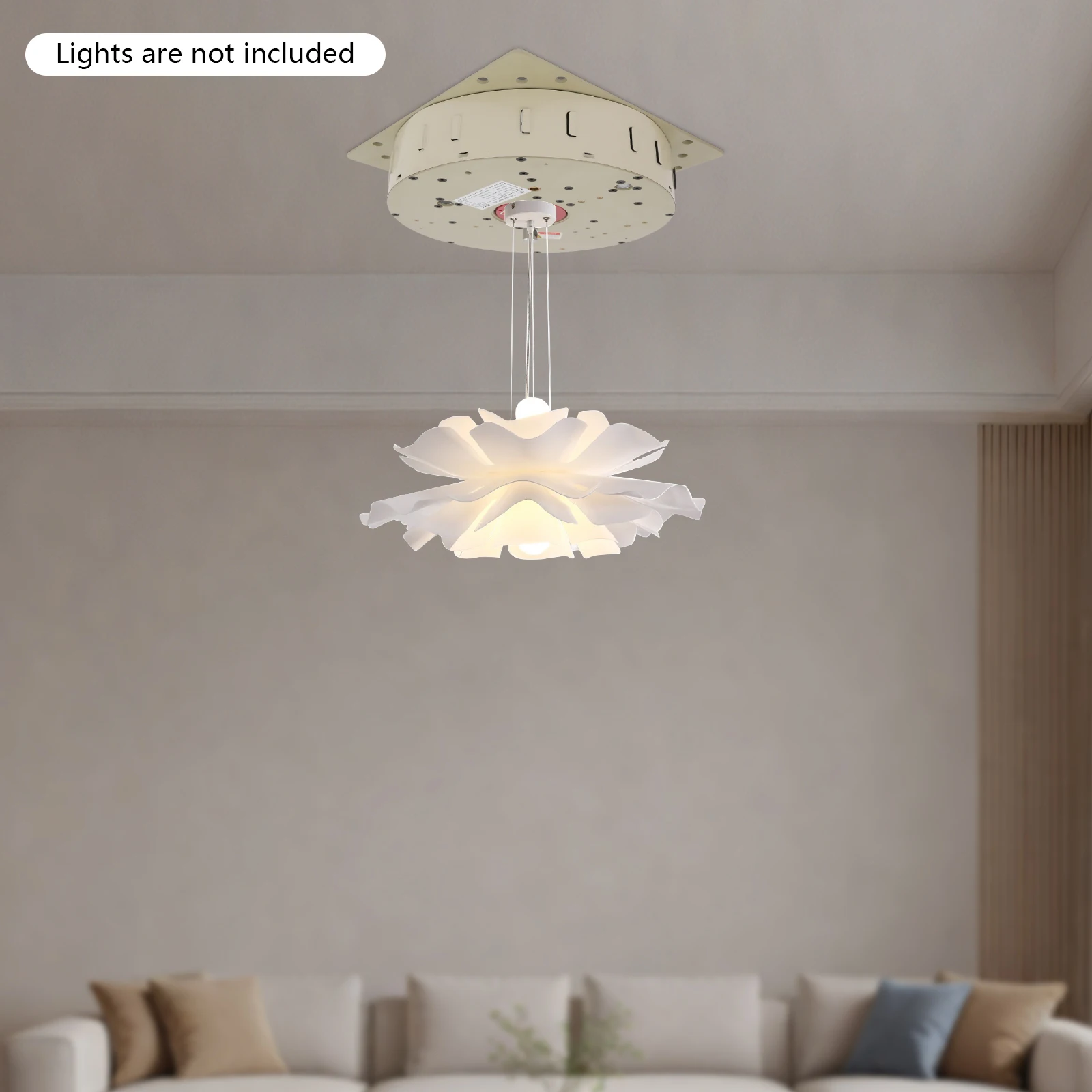 213W Efficient Chandelier Hoist Lifter Mechanism Remote Control Wall Switch Electric Motor Winch Lighting Lifting