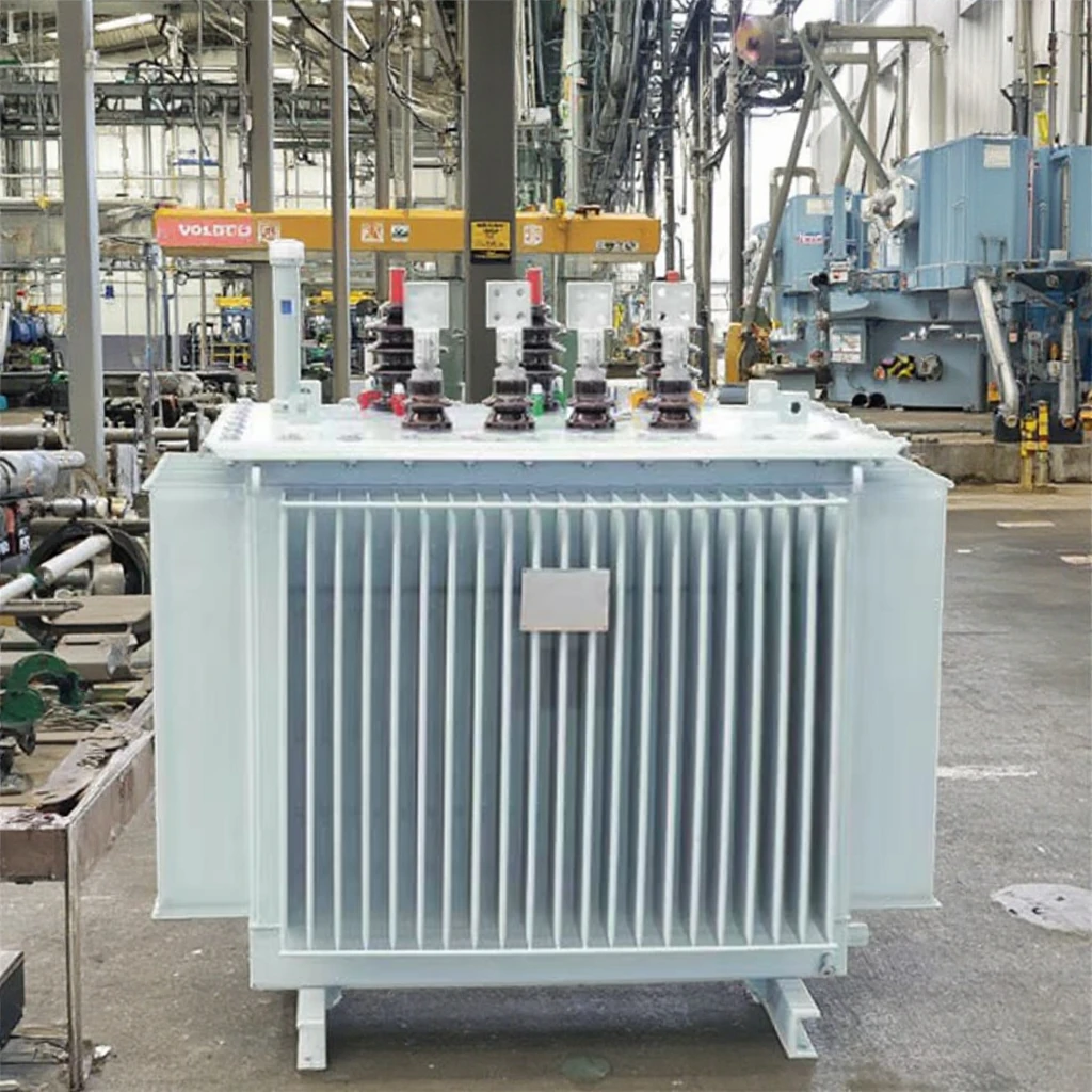 Three Phase Amorphous Alloy Oil Immersed Power Transformer 110v to 220V High Voltage Power Transformer