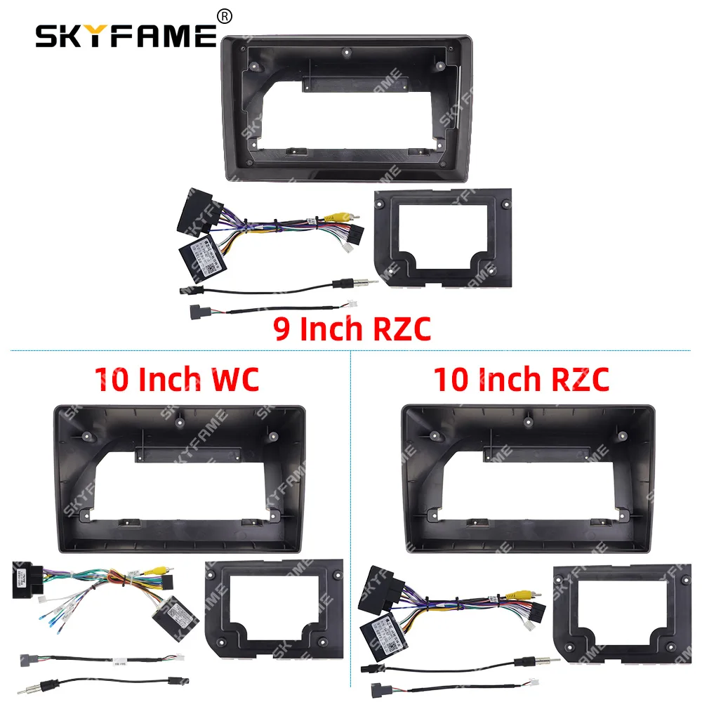 SKYFAME Car Frame Fascia Adapter Canbus Box Decoder Android Radio Dash Fitting Panel Kit For Citroen C5