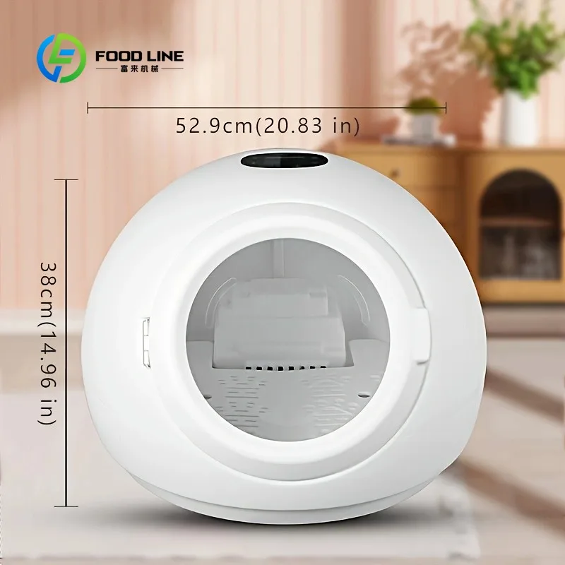 Geavanceerde automatische honden- en kattenföhn met timerfunctie, stille werking, voor kleine honden en katten, voor thuisgebruik.