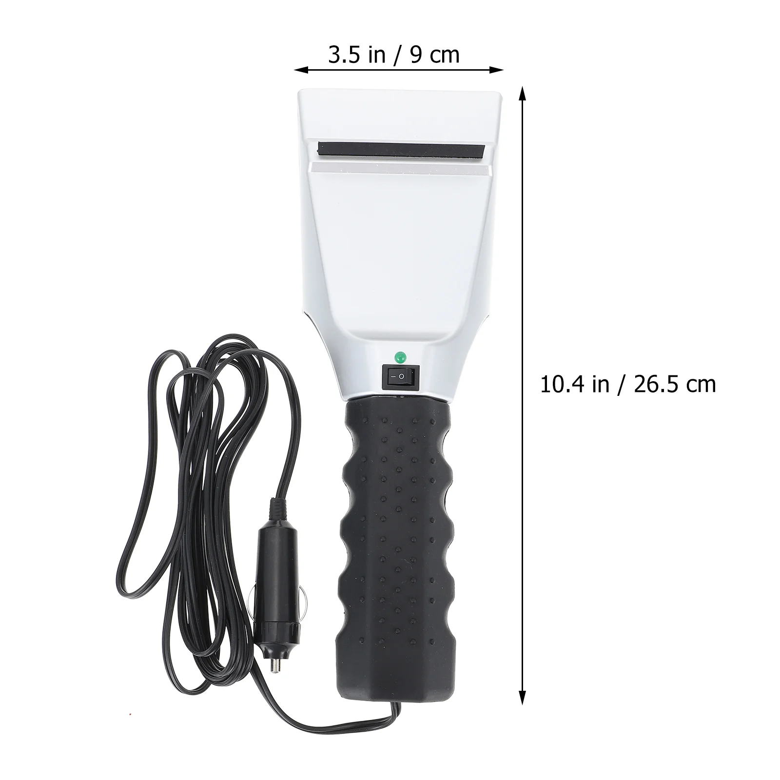 

12V Heating Shovel Instant Ice Scraper Car Cigarette Lighter Snow Removal Tool Rubber Handle Anti Slip Heat Resistance Impact